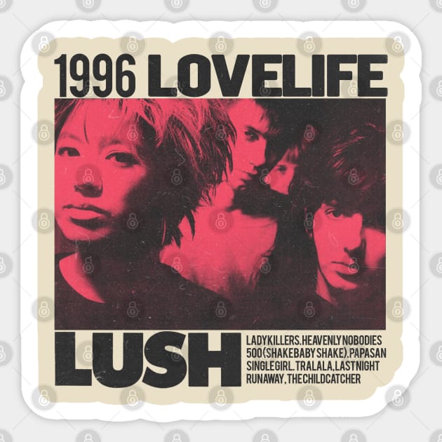 vintage lush // fan art Sticker by psninetynine